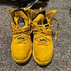 Yellow Lebron Shoes
